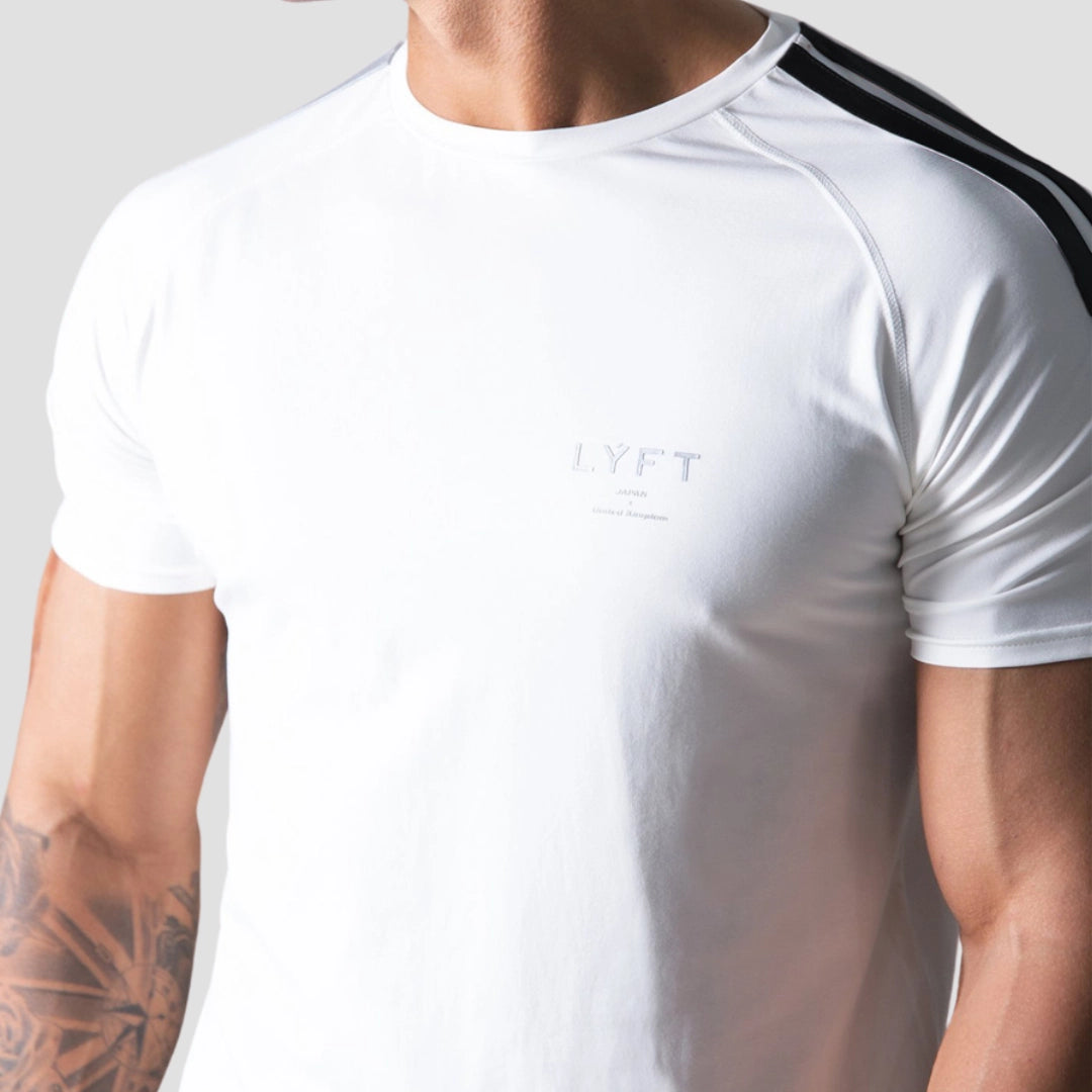 Camiseta Slim, Camiseta Dry Fit, camiseta slim fit masculina, camiseta slim fit Branca, Loja Iron Club