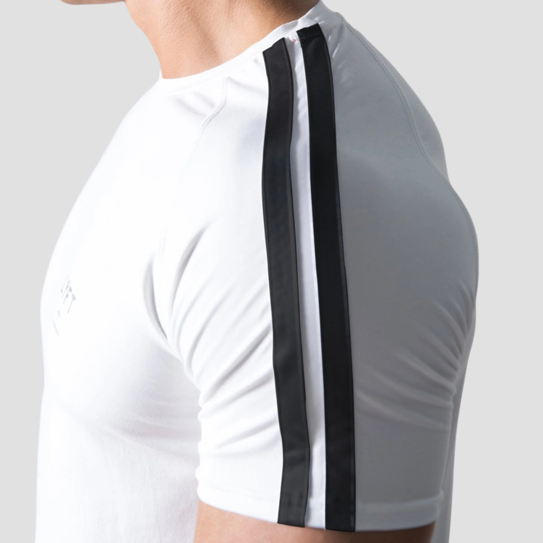 Camiseta Slim, Camiseta Dry Fit, camiseta slim fit masculina, camiseta slim fit Branca, Loja Iron Club