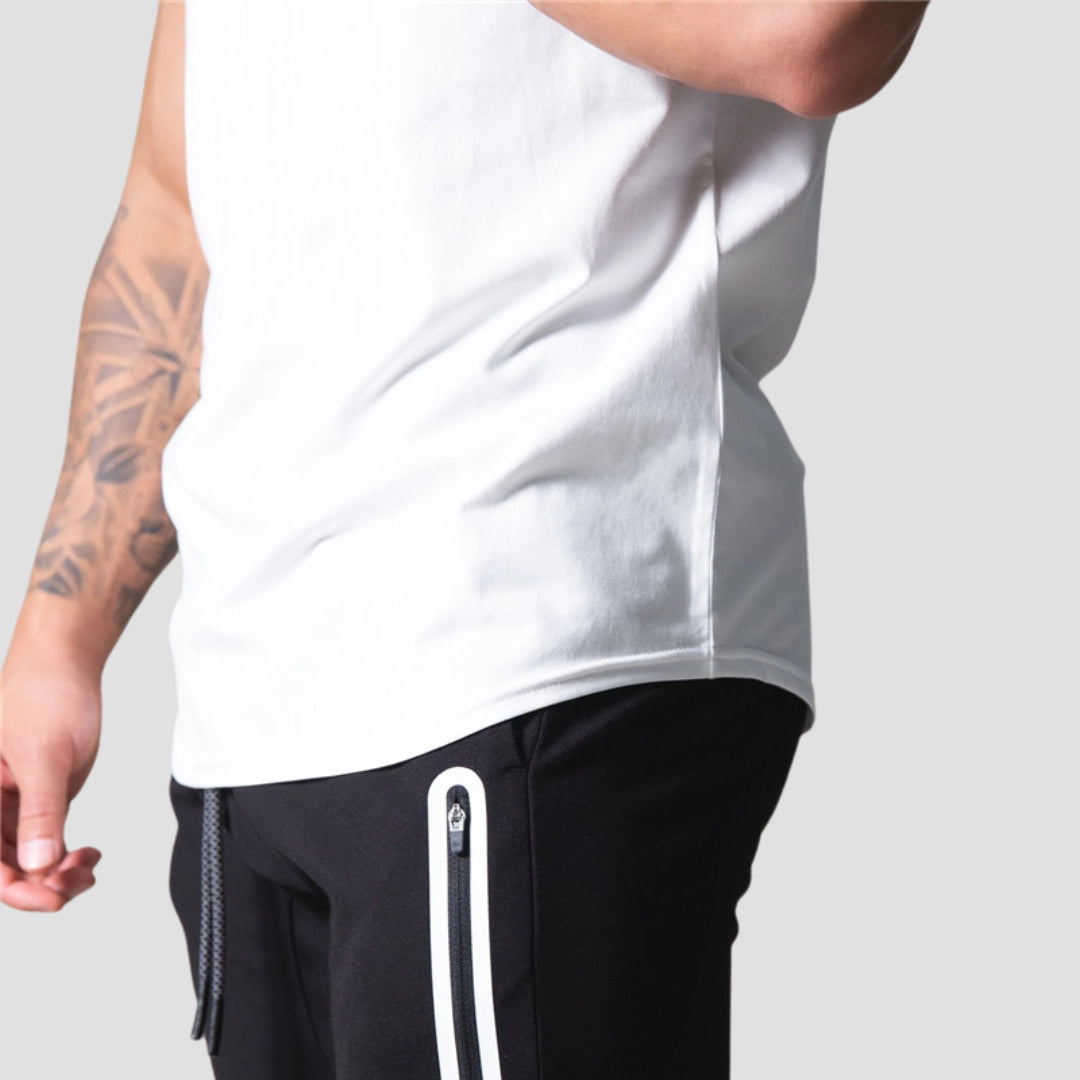 Camiseta Slim, Camiseta Dry Fit, camiseta slim fit masculina, camiseta slim fit Branca, Loja Iron Club