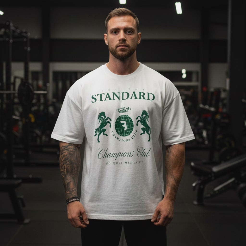 camiseta oversized, camiseta academia, camiseta cbum, Camiseta Oversized Masculina Academia, Camiseta Masculina para Academia, Camiseta Oversized branca, Loja Iron Club