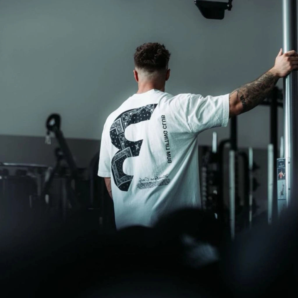 camiseta oversized, camiseta academia, camiseta cbum, Camiseta Oversized Masculina Academia, Camiseta Masculina para Academia, camiseta oversized branca, Loja Iron Club