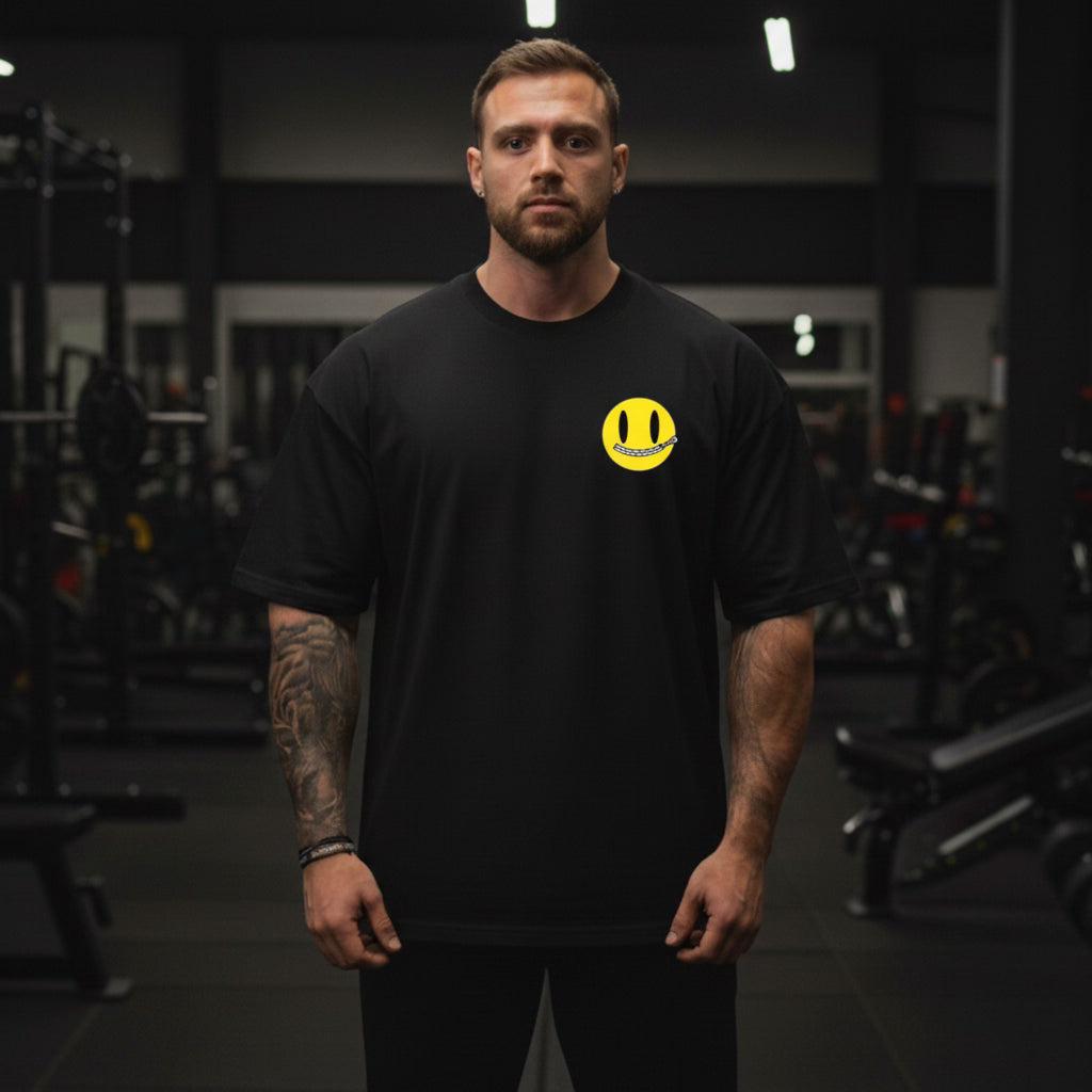 camiseta oversized, camiseta academia, camiseta cbum, Camiseta Oversized Masculina Academia, Camiseta Masculina para Academia, camiseta oversized preta, Loja Iron Club
