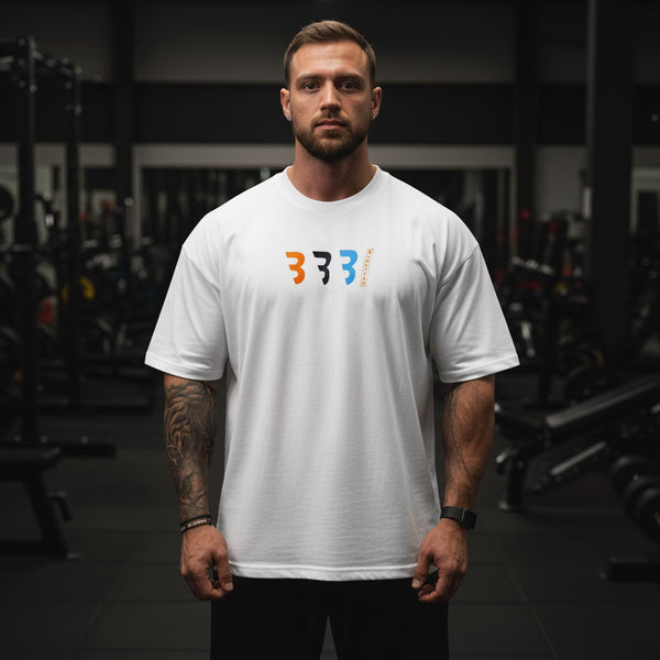 camiseta oversized, camiseta academia, camiseta cbum, Camiseta Oversized Masculina Academia, Camiseta Masculina para Academia, Camiseta Oversized branca, Loja Iron Club