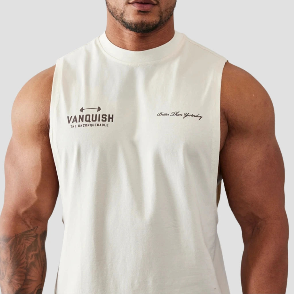 Regata Machão, Regata Masculina, Regata Machão Masculina, Loja Iron Club, Regata para Academia, Regata Masculina Bege