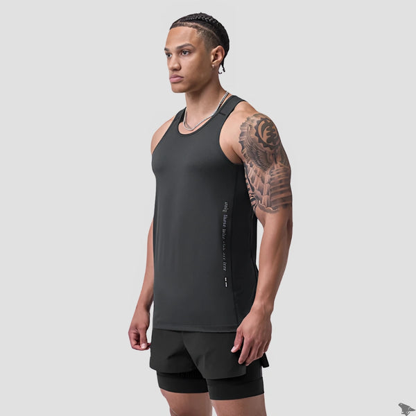 Regata Academia, Regata Dry Fit, Regata Dry Fit Masculina para Academia, Regata para Treino Dry Fit Academia, Regata Cinza, Loja Iron Club