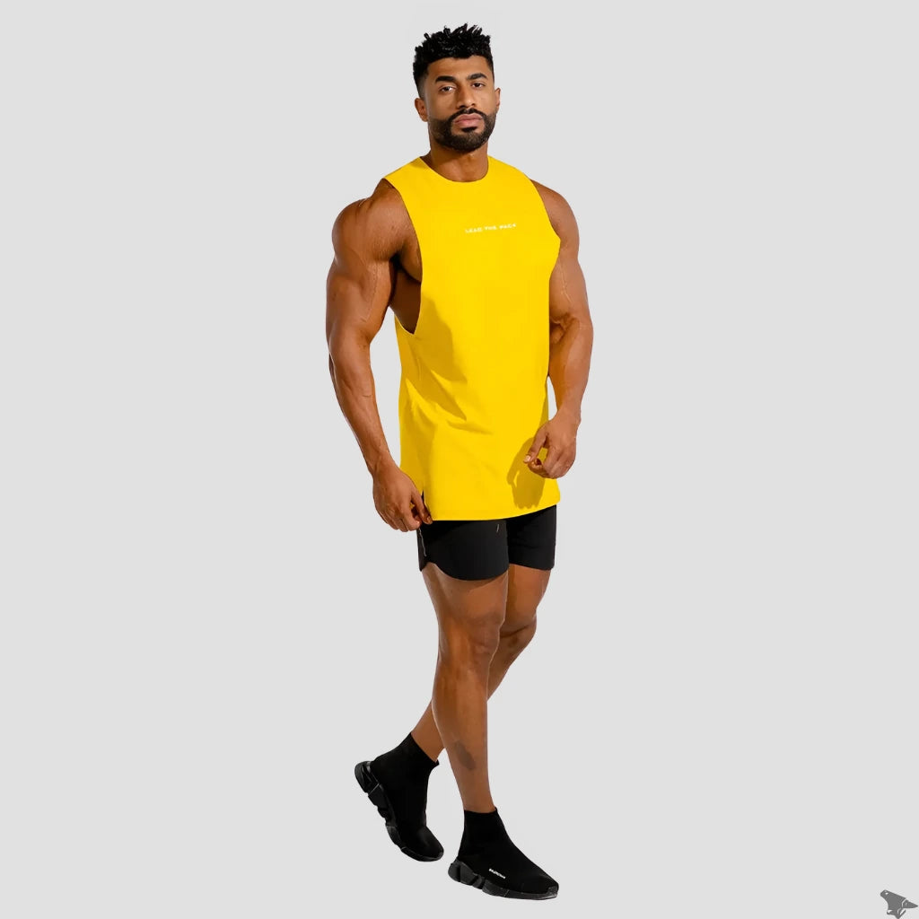 Regata Dry Fit, Regata Masculina, Regata Masculina Amarela, Regata Dry Fit Masculina, Camiseta Regata Dry Fit Masculina, Loja Iron Club