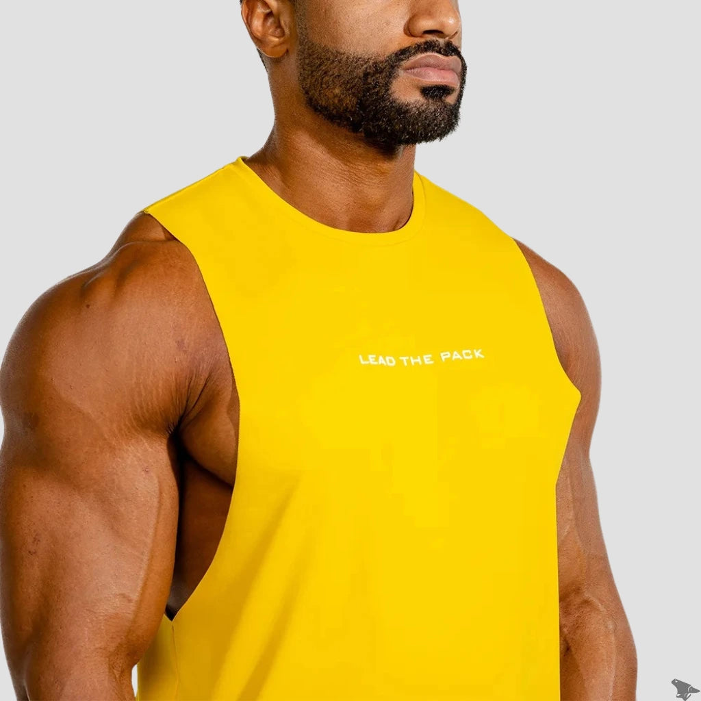 Regata Dry Fit, Regata Masculina, Regata Masculina Amarela, Regata Dry Fit Masculina, Camiseta Regata Dry Fit Masculina, Loja Iron Club