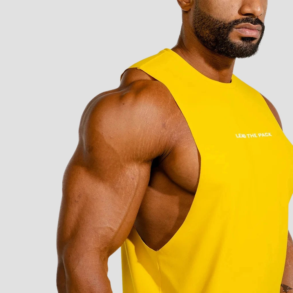 Regata Dry Fit, Regata Masculina, Regata Masculina Amarela, Regata Dry Fit Masculina, Camiseta Regata Dry Fit Masculina, Loja Iron Club