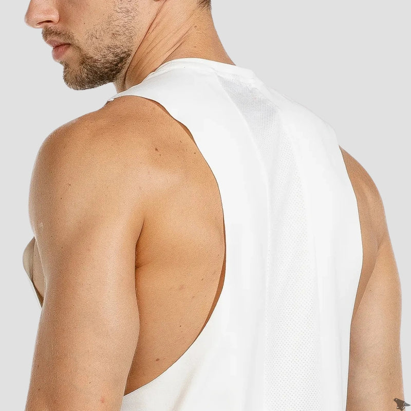 Regata Dry Fit, Regata Masculina, Regata Masculina Branca, Regata Dry Fit Masculina, Camiseta Regata Dry Fit Masculina, Loja Iron Club
