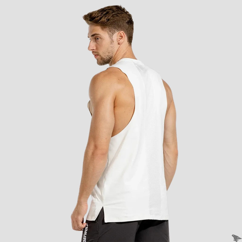 Regata Dry Fit, Regata Masculina, Regata Masculina Branca, Regata Dry Fit Masculina, Camiseta Regata Dry Fit Masculina, Loja Iron Club