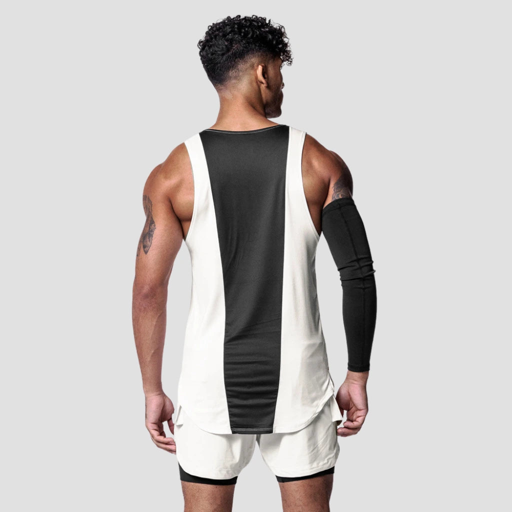Regata Dry Fit, Regata Academia, Regata Masculina Branca, Regata Dry Fit Masculina, Camiseta Regata Dry Fit Masculina, Loja Iron Club