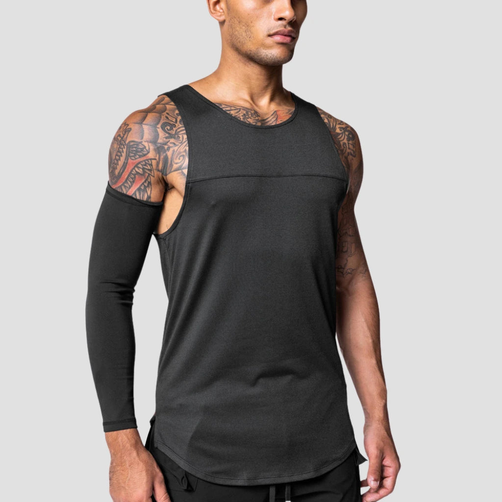 Regata Dry Fit, Regata Academia, Regata Masculina Preta, Regata Dry Fit Masculina, Camiseta Regata Dry Fit Masculina, Loja Iron Club