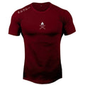 Camiseta Fitness Masculina de Treino - Spartan 05 Iron Club Camiseta Vinho M 