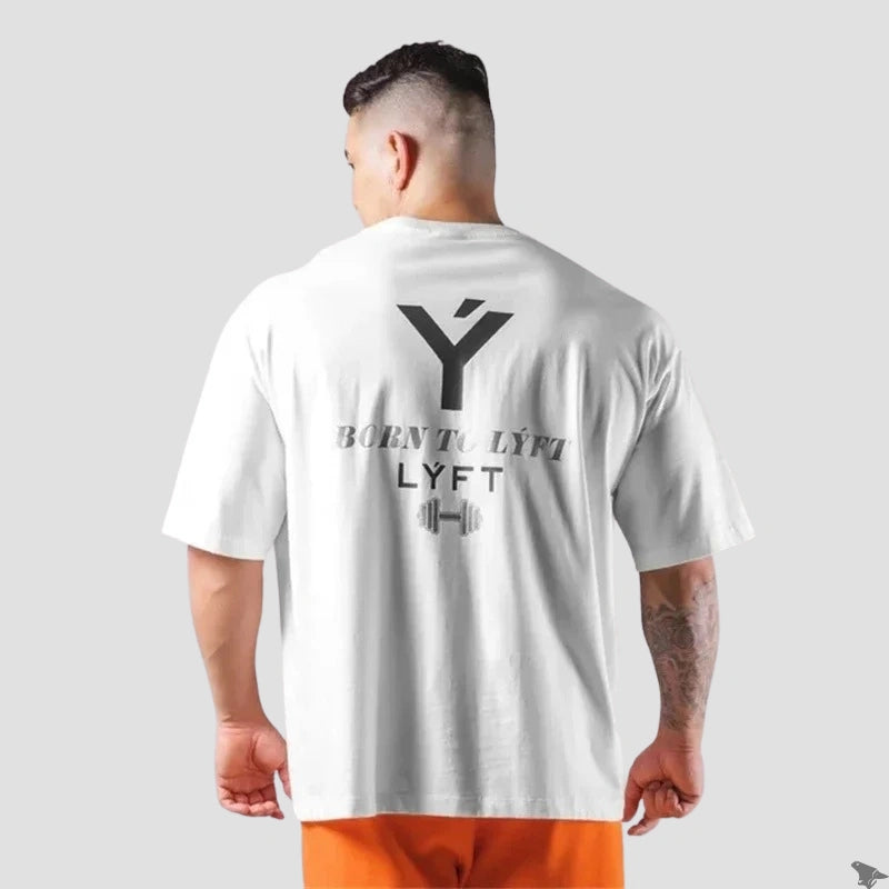 Camiseta Oversized Born To Lyft [BLUSA] - 04 Iron Club Branco M 