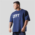 Camiseta Oversized Masculina de Treino Lyft - FTraning 20 Iron Club Azul escuro P 