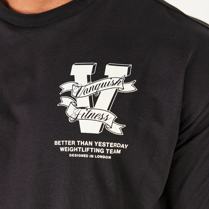 Camiseta Oversized Masculina Vanquish - WeightLifting Team 22 Iron Club 