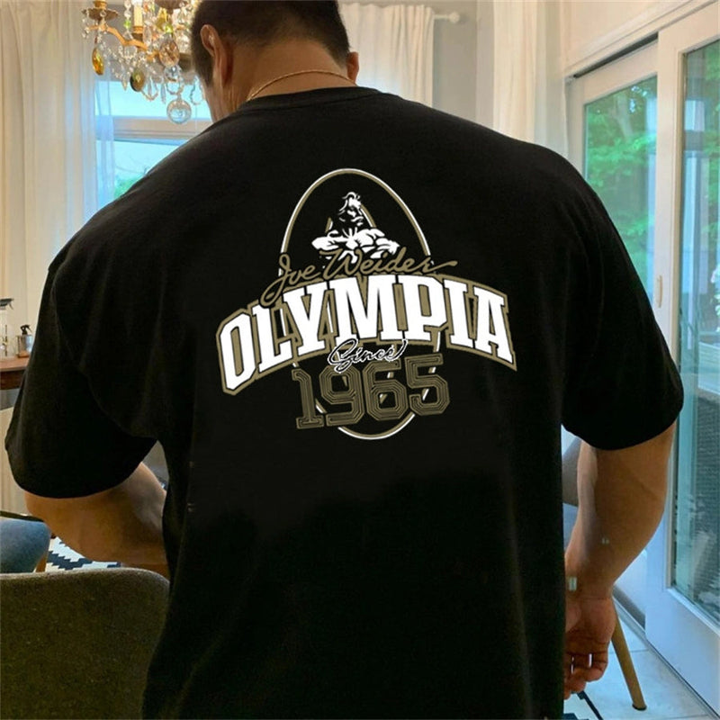 Camiseta Oversized Mr.Olympia Origins 74 Iron Club 