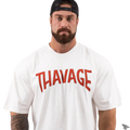Camiseta Oversized Thavage - CBUM 31 Iron Club Branco P 