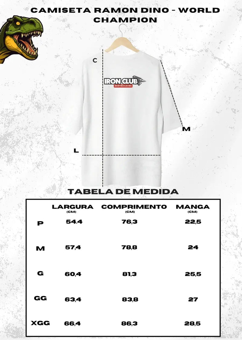 Camiseta Ramon Dino - World Champion 76 Iron Club 