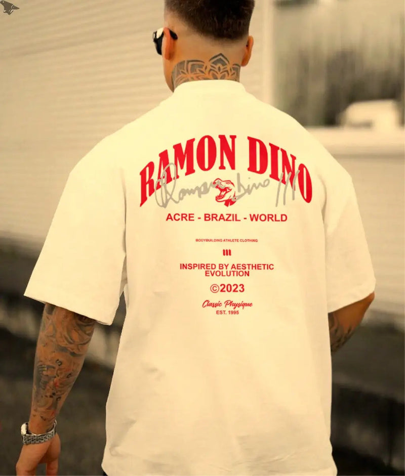 Camiseta Ramon Dino - World Champion 76 Iron Club Camiseta Branca P 