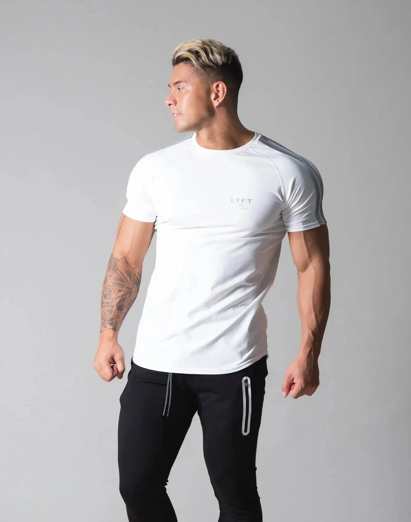 Camiseta Masculina Slim Fitness LYFT - Branca 09 Iron Club 