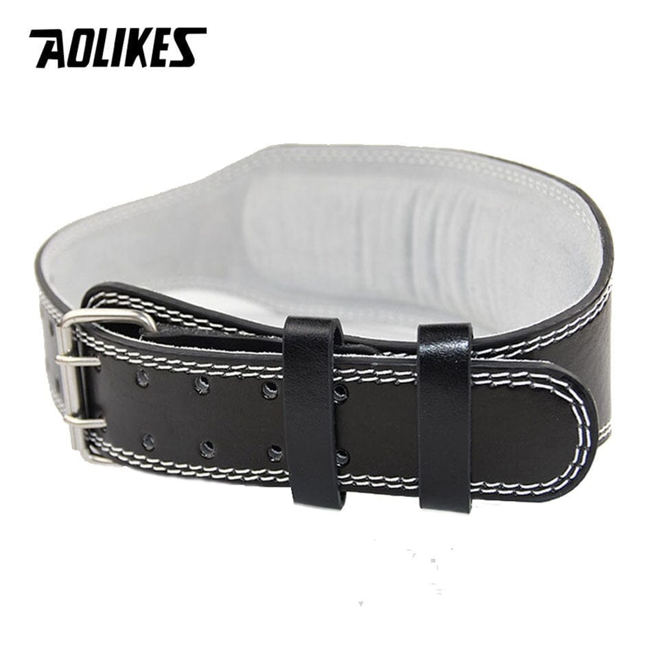 Cinturão de Couro para Lombar AoLikes 35 Iron Club Cinturão Preto M 