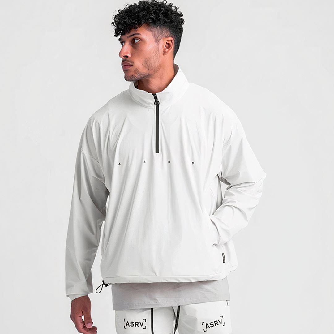 Jaqueta esportiva corta vento aero warm Iron Club Branco P 