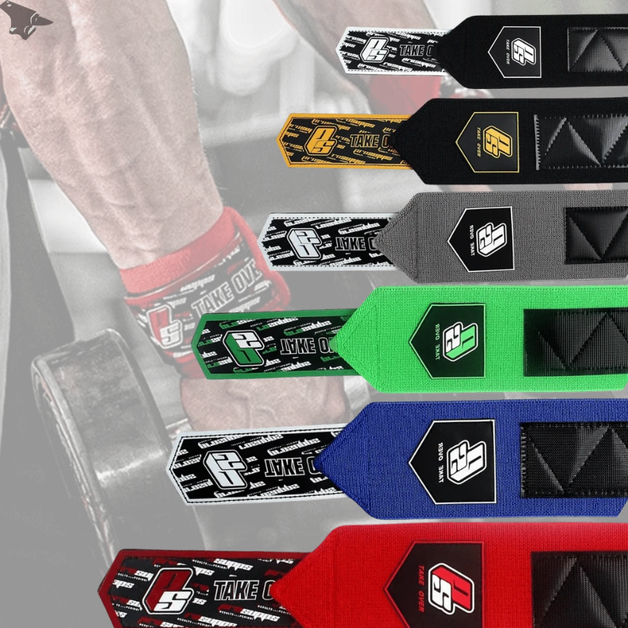 Munhequeira Elástica de Pulso para Academia - ProSupps 74 Iron Club 