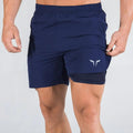 Short Esportivo 2 em 1 com Tecido de Secagem Rápida 81 Iron Club Short Azul escuro P 