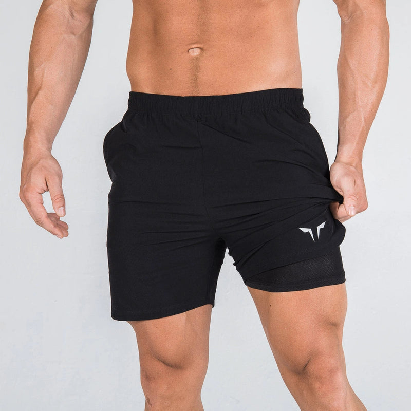 Short Esportivo 2 em 1 com Tecido de Secagem Rápida 81 Iron Club Short Preto P 