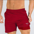 Short Esportivo 2 em 1 com Tecido de Secagem Rápida 81 Iron Club Short Vermelho P 