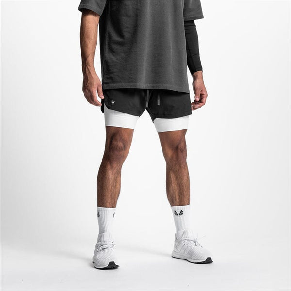 Short Fitness Masculino 2 em 1 para Academia com Bolso - IronClub 82 Iron Club 