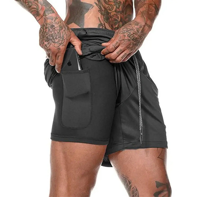 Shorts Dry-Fit™ de Compressão com Cueca [LEVE 2 PAGUE 1] 53 Iron Club 